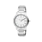 BVLGARI BVLGARI（ブルガリブルガリ）ホワイト 自動巻き メンズ 並行輸入品 2年保証 BB41WSSD
