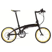 折りたたみ自転車 Verge X30h Limited(ヴァージュ X30h リミテッド) 20型 30段変速(フロント内装3段×リア外装10段) ブラック/イエロー 14VRX3BKYE BK/YE