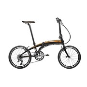 折りたたみ自転車 Verge P20(ヴァージュ P20) 20型 外装20段変速(フロント2段×リア10段) ブラック/オレンジ 15VRP2BKOR BK/OR