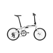 折りたたみ自転車 Verge P9(ヴァージュ P9) 20型 外装9段変速 ホワイト/ブラック 15VRP9WHBK WH/BK