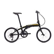 折りたたみ自転車 Verge N8(ヴァージュ N8) 20型 外装8段変速 ブラック/ゴールド 15VRN8BKGL BK/GL