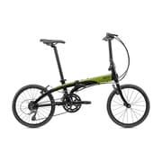 折りたたみ自転車 Link D16(リンク D16) 20型 外装16段変速(フロント2段×リア8段) ブラック/グリーン 15LID1BKGR BK/GR