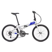 折りたたみ自転車 Node D16(ノード D16) 24型 外装16段変速(フロント2段×リア8段) ホワイト/コバルトブルー 15NOD1WHBL WH/BL