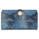 UUOOIP6LFW02 [iPhone 6/6s 4.7インチケース Luxe Exotic Female Wallet Snake Blue]