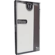 UUOOIPAWC001 [iPhone 6 Plus/6s Plus 5.5インチケース Wooden Case with Saffiano Texture White/Brown]