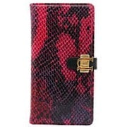UUOOIP6LSW02 [iPhone 6/6s 4.7インチケース Luxe Exotic Slider Leather Wallet Snake Red]