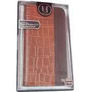 UUIP6WC12 [iPhone 6/6s 4.7インチケース Wooden Case with Maxi Croc Brown]