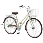 シティサイクル SMooTHLY(スムースリィ26) 26型 変速なし ミルクホワイト SD6S 26 592