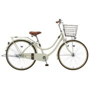 シティサイクル Rond(ロンド26) 26型 変速なし ミルクホワイト KEI 26 592