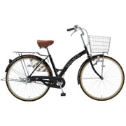シティサイクル VAGLIETTI(ヴァリエッティ26LG) 26型 変速なし ブラック FVT6LG 26 101