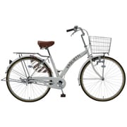 シティサイクル VAGLIETTI(ヴァリエッティ26LG) 26型 変速なし ホワイト FVT6LG 26 501