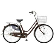 シティサイクル garden(ガーデン26MS) LEDオートライト 26型 変速なし カッパーブラウンパール TPL6MS 793