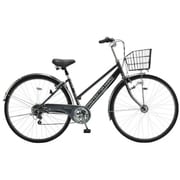 シティサイクル パンクしない自転車 PROTECTIA HARD(プロテクティアハード276S) 27型 外装6段変速 マッハブラック YNE76S 27 110