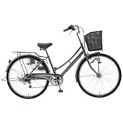 シティサイクル パンクに強い自転車 PROTECTIA(プロテクティア276ST) 27型 外装6段変速 マッハブラック TTH76S 27 110
