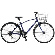 クロスバイク 700×38C BIZ AVENUE(ビズアベニュー700S) 700×38C 外装7段変速 ツヤケシパールブルー SB700S 700-38 372