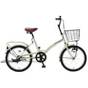 小径車(ミニベロ) Cool Cute(クールキュート20) 20型 変速なし ミルクホワイト 20-1.75 592