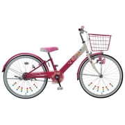 子ども用自転車 Cranberry(クランベリー22) 22型 変速なし ホワイト/ピンク CBC22 22 540