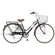 シティサイクル SIESTA(シエスタ276S) 27型 外装6段変速 SYパープル T76MTL 27 649