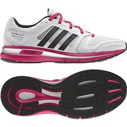 revenergy boost W ランニングシューズ レディース 25.0cm ランニングホワイト/ブラック/ビビッドベリー S [D66239-250]