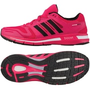 revenergy boost W ランニングシューズ レディース 24.5cm ビビッドベリー S14/ブラック/ランニングホワイト [F32295-245]