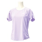 F87855-DDE12-J/S [ESS フェミニン SS 半袖Tシャツ Sサイズ S レディース グローパープル S14]