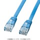 LANケーブル 0.5m CAT6 スーパーフラットタイプ ライトブルー 爪折れ防止 ケーブル厚1.4mm 薄型 より線 UTP ストレート結線 RJ45 KB-FL6-005LBN