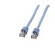 LANケーブル 1m CAT5e シールド付き ライトブルー 爪折れ防止 PoE対応 単線 STP 耐ノイズ ストレート結線 RJ45 KB-STP-01LBN