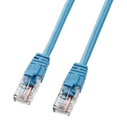 LANケーブル 3m CAT5e ブルー 爪折れ防止 PoE対応 より線 UTP ストレート結線 RJ45 LKB5Y-03BLN