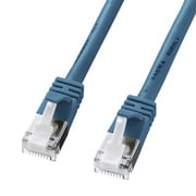 LANケーブル 3m CAT5e シールド付き ブルー 爪折れ防止 PoE対応 より線 STP 耐ノイズ ストレート結線 RJ45 KB-STPTS-03BL