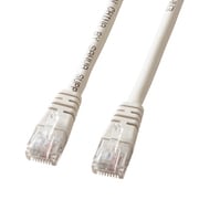 LANケーブル 15m CAT5e ライトグレー PoE対応 単線 UTP ストレート結線 RJ45 KB-T5T-15N