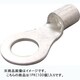 R 5.5-6S 100P [銅線用 裸圧着端子 R形 100個入]