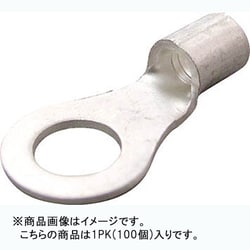 R 5.5-6S 100P [銅線用 裸圧着端子 R形 100個入]