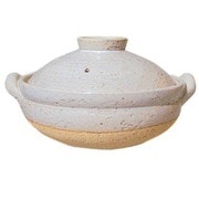 伊賀土鍋 ヘルシー蒸し鍋 小 白 1-3人用 ZW-20