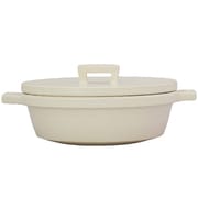 伊賀焼 ビストロ土鍋 シロ 2-3人用 CK-02