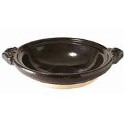 伊賀焼 直火の器 陶板 大 黒らく CT-14