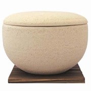 伊賀焼 おひつ 陶珍 大(約2合分) 粉引 CT-73