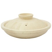 伊賀土鍋 涼鉢 白しくし目 (竹すのこ付) 2-4人用 CK-11