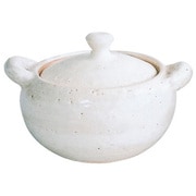 伊賀土鍋 (小鍋コレクション) 白丸 1-2人用 ZN-69