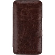 CBR-GGNS6MS4EACB [BONRONI Premium Leather Case for Nexus 6 Book 濃茶]