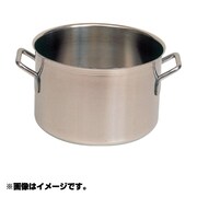 イノックスシリーズ 34cm シットラム 18-10半寸胴鍋 三重底 蓋無