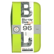 Blu-ray/DVD/CD用 ディスクケース 96枚 ライムイエロー BD-080-96LY