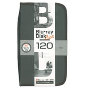 Blu-ray/DVD/CD用 ディスクケース 120枚 ブラック BD-080-120BK