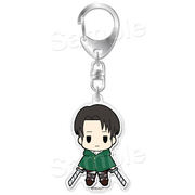 D4 進撃の巨人 アクリルキーホルダー  リヴァイ [キャラクターグッズ]