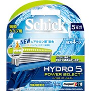 替刃 4個入り 電池1個付 HYDRO(ハイドロ)5 パワーセレクト 替刃
