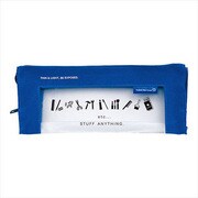 クリアペンケース 青 41390006