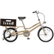 小径車(ミニベロ) TOTEBOX(トートボックス) SMALL 360mm 前20型/後18型 変速なし T.Xサンドベージュ TBS0T5