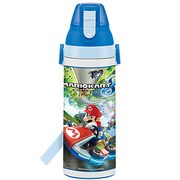 ロック付きワンプッシュ ダイレクトステンレスボトル 600ml スーパーマリオ マリオカート8 29212-5-SDS6RN