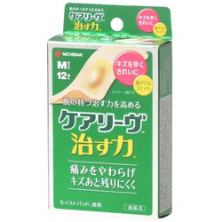 ニチバン 家庭用創傷パッド ケアリーヴ 治す力 Mサイズ 25mm×70mm 12枚 CN12M