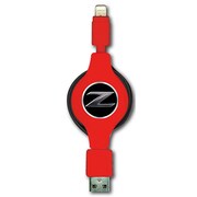 NISSAN/FAIRLADY Z 公式ライセンス リール式Lightningケーブル レッド NZMUJ-R/RD