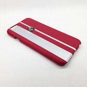 AR-HCIP6-MI/D2-RD [iPhone 6/6s 4.7インチ専用 Alfa Romeo(アルファ ロメオ) 公式ライセンス ソフトレザーハードケース レッド]
